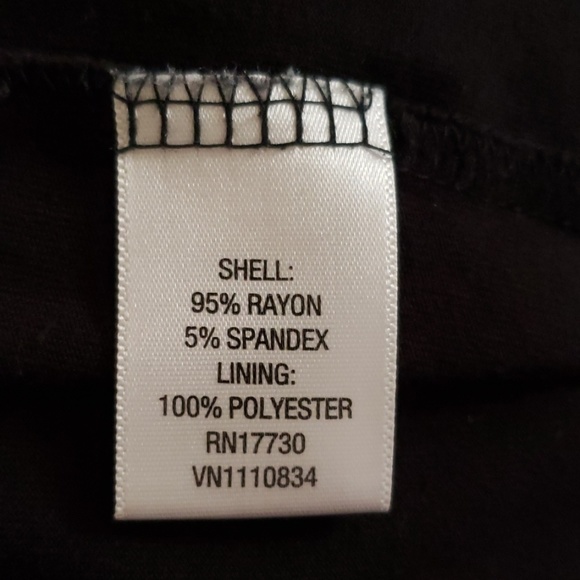 Merona Cotton Black Dress - Picture 5 of 5